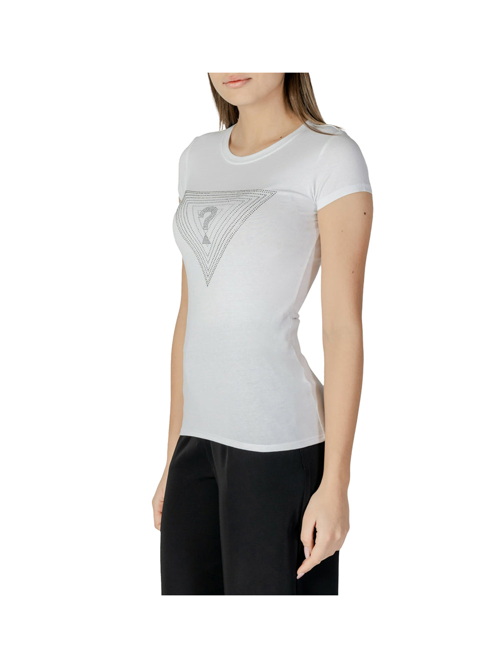 GUESS 2 USCITA T-Shirt Donna - Bianco