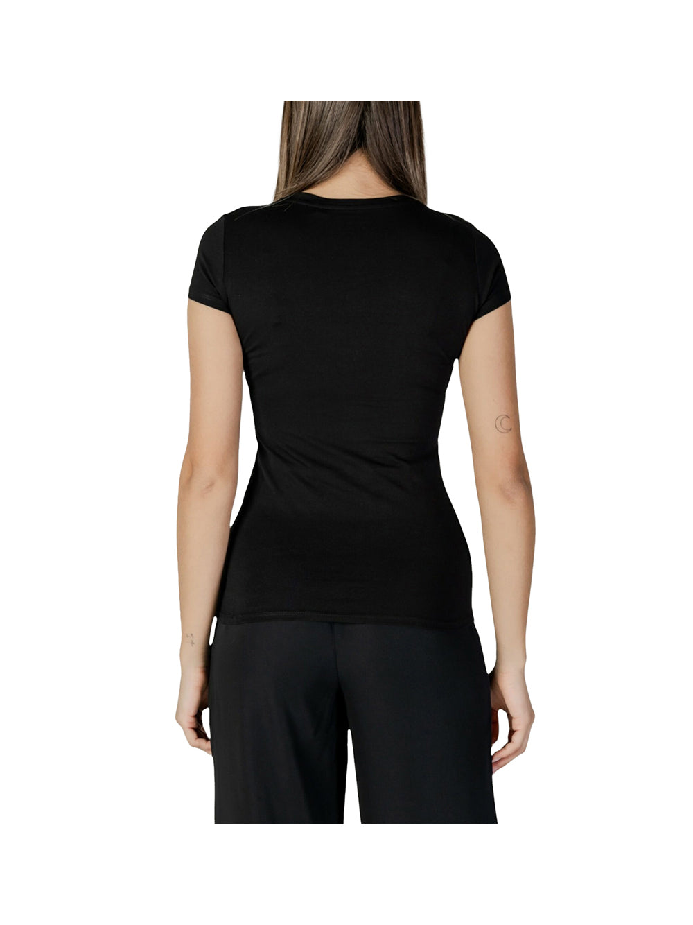 GUESS 2 USCITA T-Shirt Donna - Nero