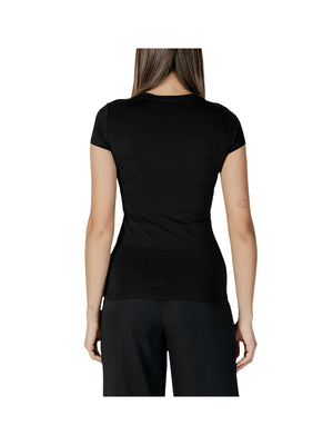 GUESS 2 USCITA T-Shirt Donna - Nero