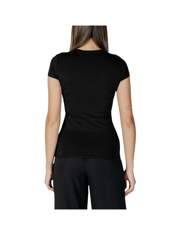 GUESS 2 USCITA T-Shirt Donna - Nero