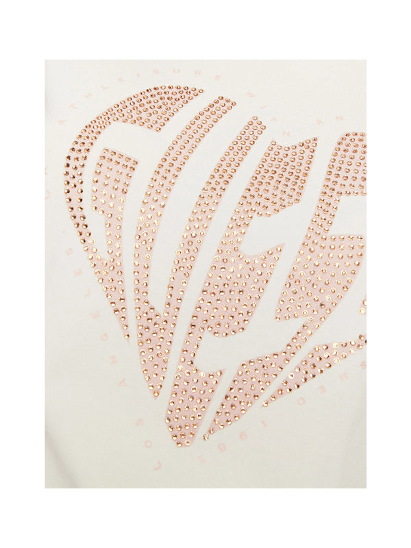 GUESS ATHLEISURE 1 USCITA T-Shirt Donna - Bianco