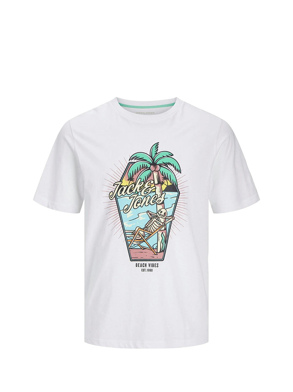 JACK&JONES ORIGINALS T-Shirt Uomo - Bianco