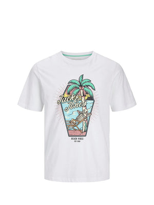 JACK&JONES ORIGINALS T-Shirt Uomo - Bianco