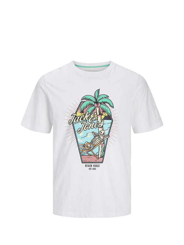JACK&JONES ORIGINALS T-Shirt Uomo - Bianco