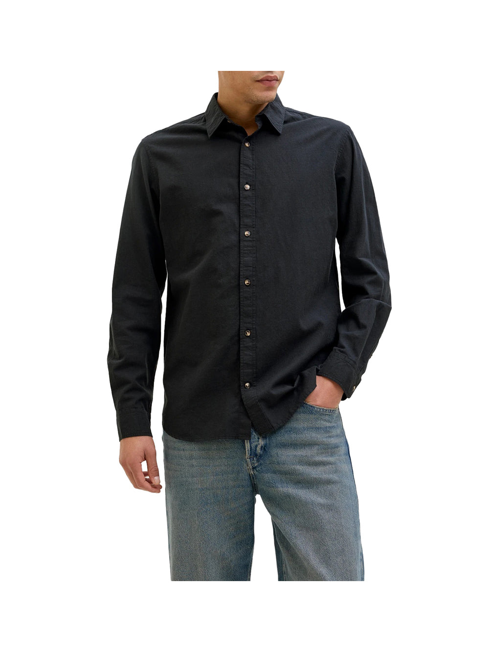 JACK&JONES PREMIUM Camicia Uomo - Nero