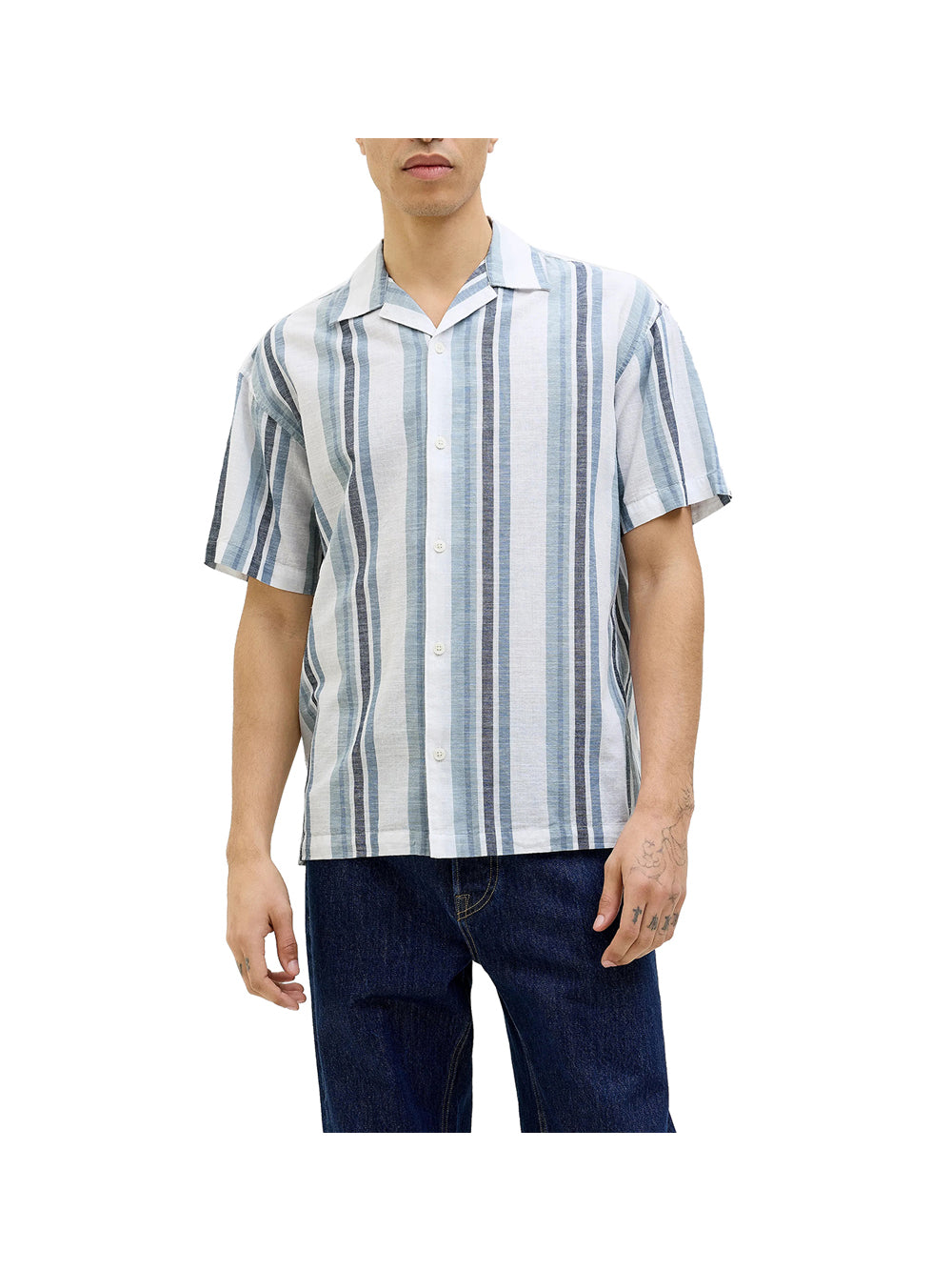 JACK&JONES PREMIUM Camicia Uomo - Blu