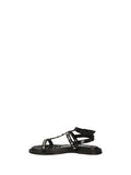 JANET & JANET Sandalo Basso Donna - Nero
