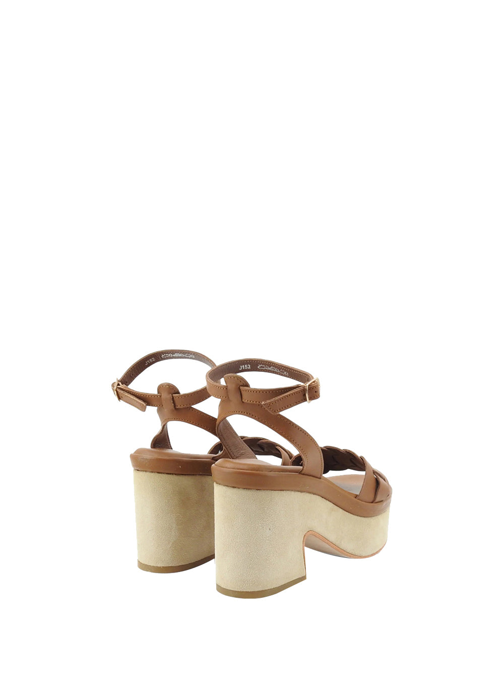 JANET & JANET Sandalo Basso Donna - Marrone
