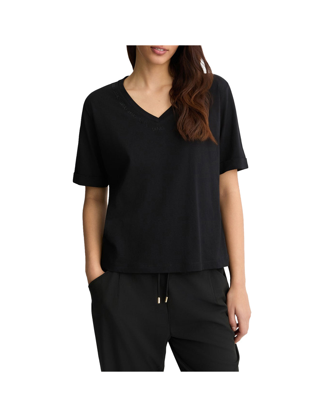 LIUJO SPORT T-Shirt Donna - Nero
