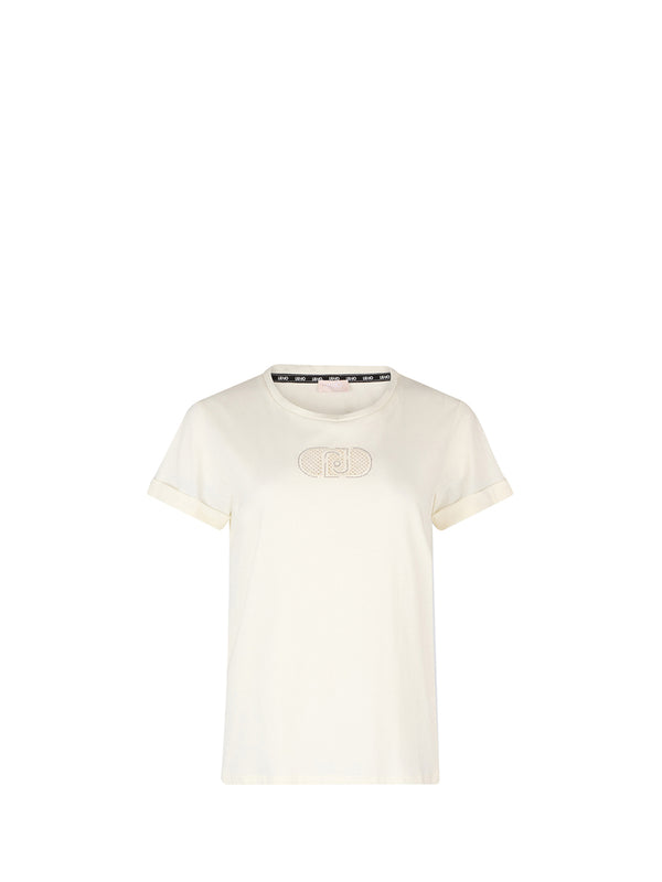 LIUJO SPORT T-Shirt Donna - Bianco
