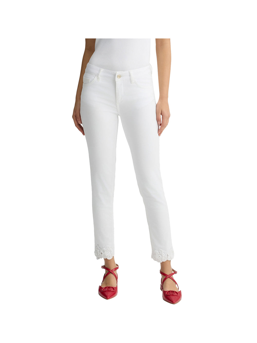 LIU.JO WHITE Pantalone Donna - Bianco
