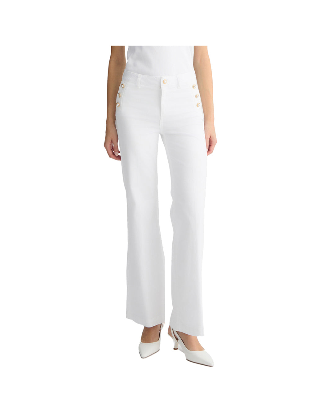 LIU.JO WHITE Pantalone Donna - Bianco