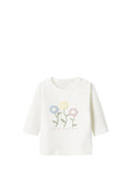NAME IT T-Shirt Baby Bimba - Avorio