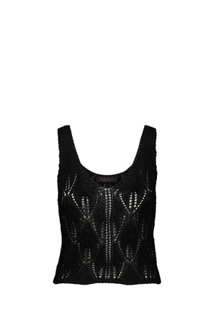 NATHI' LUXURY Top Donna - Nero