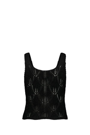 NATHI' LUXURY Top Donna - Nero