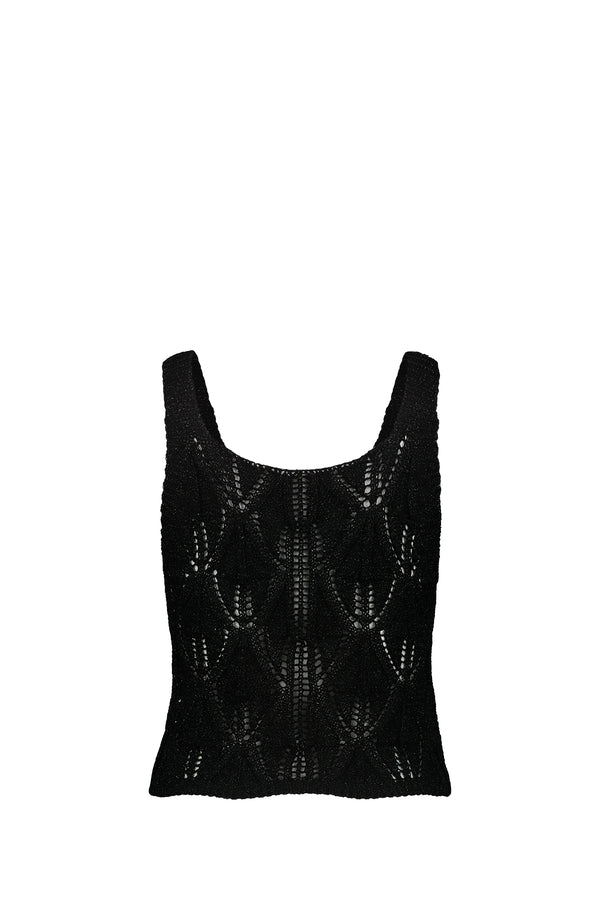 NATHI' LUXURY Top Donna - Nero