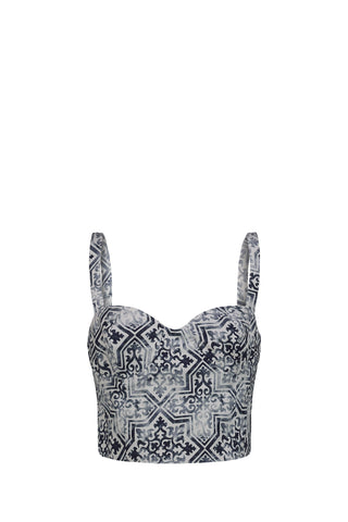 NATHI' LUXURY Top Donna - Blu