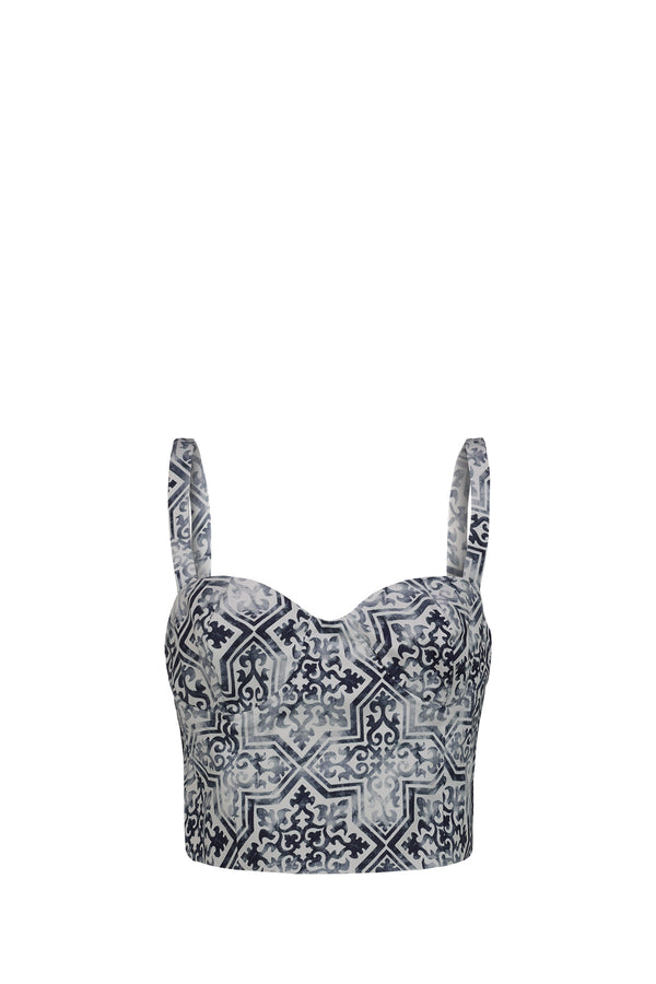 NATHI' LUXURY Top Donna - Blu
