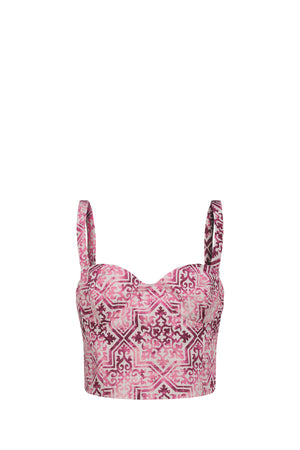 NATHI' LUXURY Top Donna - Rosa