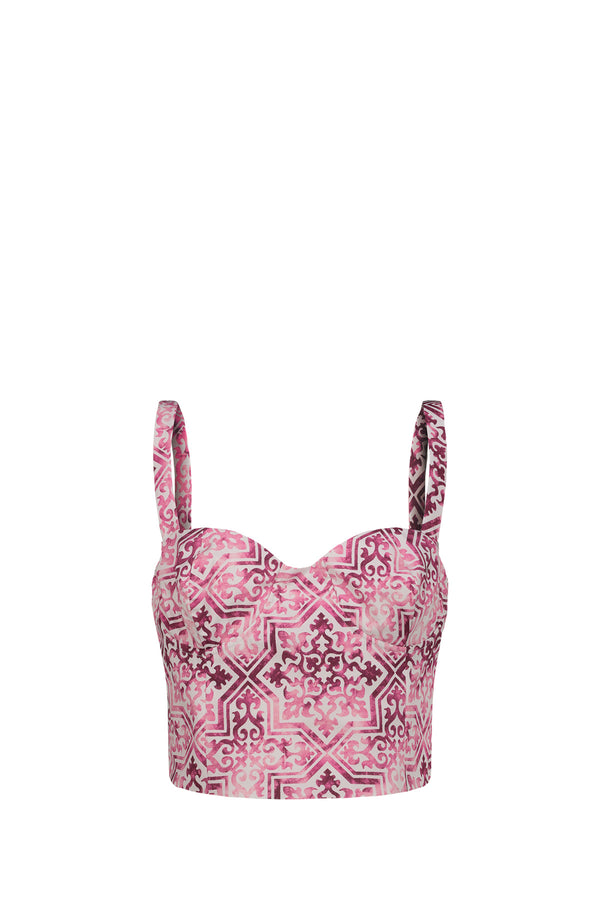 NATHI' LUXURY Top Donna - Rosa