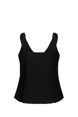 NATHI' LUXURY Top Donna - Nero