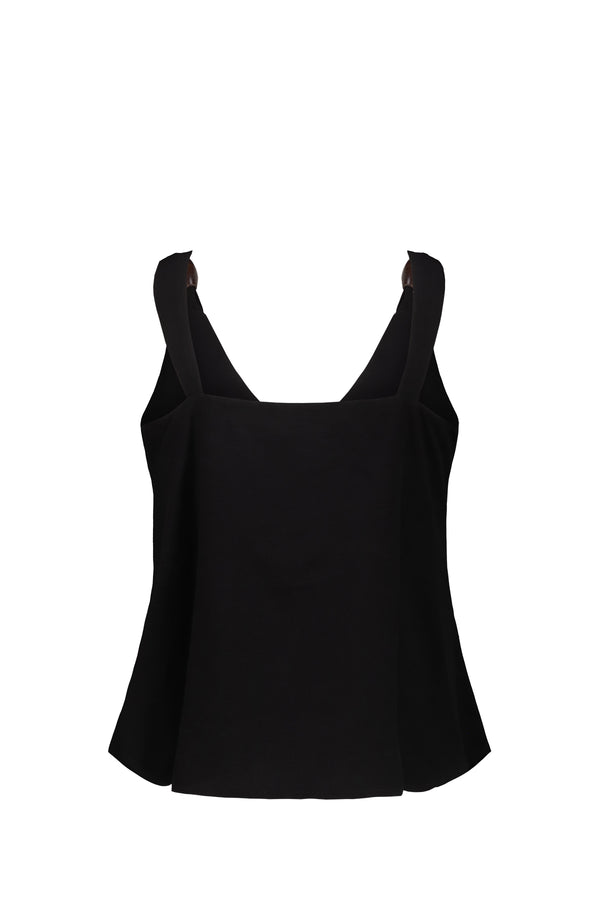 NATHI' LUXURY Top Donna - Nero