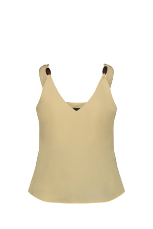 NATHI' LUXURY Top Donna - Giallo