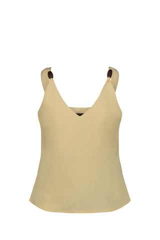 NATHI' LUXURY Top Donna - Giallo