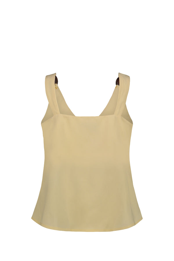 NATHI' LUXURY Top Donna - Giallo