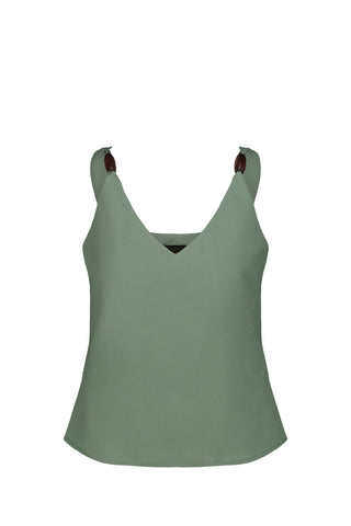 NATHI' LUXURY Top Donna - Verde