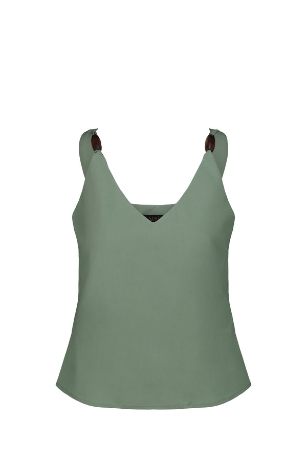NATHI' LUXURY Top Donna - Verde
