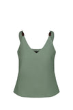 NATHI' LUXURY Top Donna - Verde