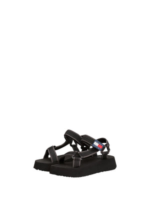 TOMMY HILFIGER 2USCITA Sandalo Basso Donna - Nero