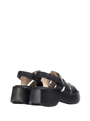 WONDERS 2 USCITA Sandalo Basso Donna - Nero