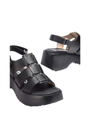 WONDERS 2 USCITA Sandalo Basso Donna - Nero