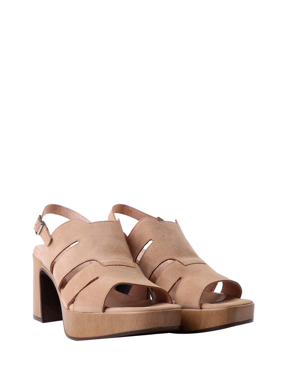 Wonders Sandalo con Tacco Donna - Beige