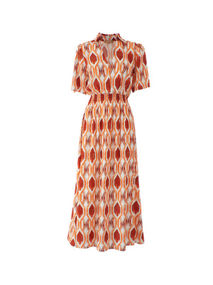 YES ZEE STC Abito Donna - Arancione