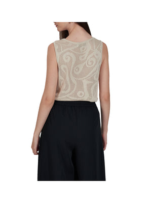 Yes Zee Maglia Donna - Beige