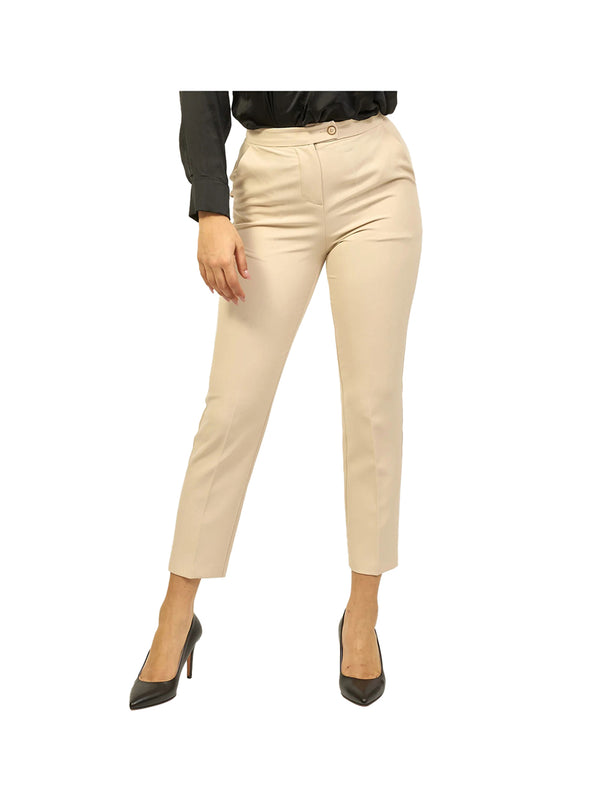 Yes Zee Pantalone Donna - Beige