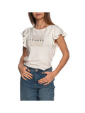 YES ZEE STC T-Shirt Donna - Avorio