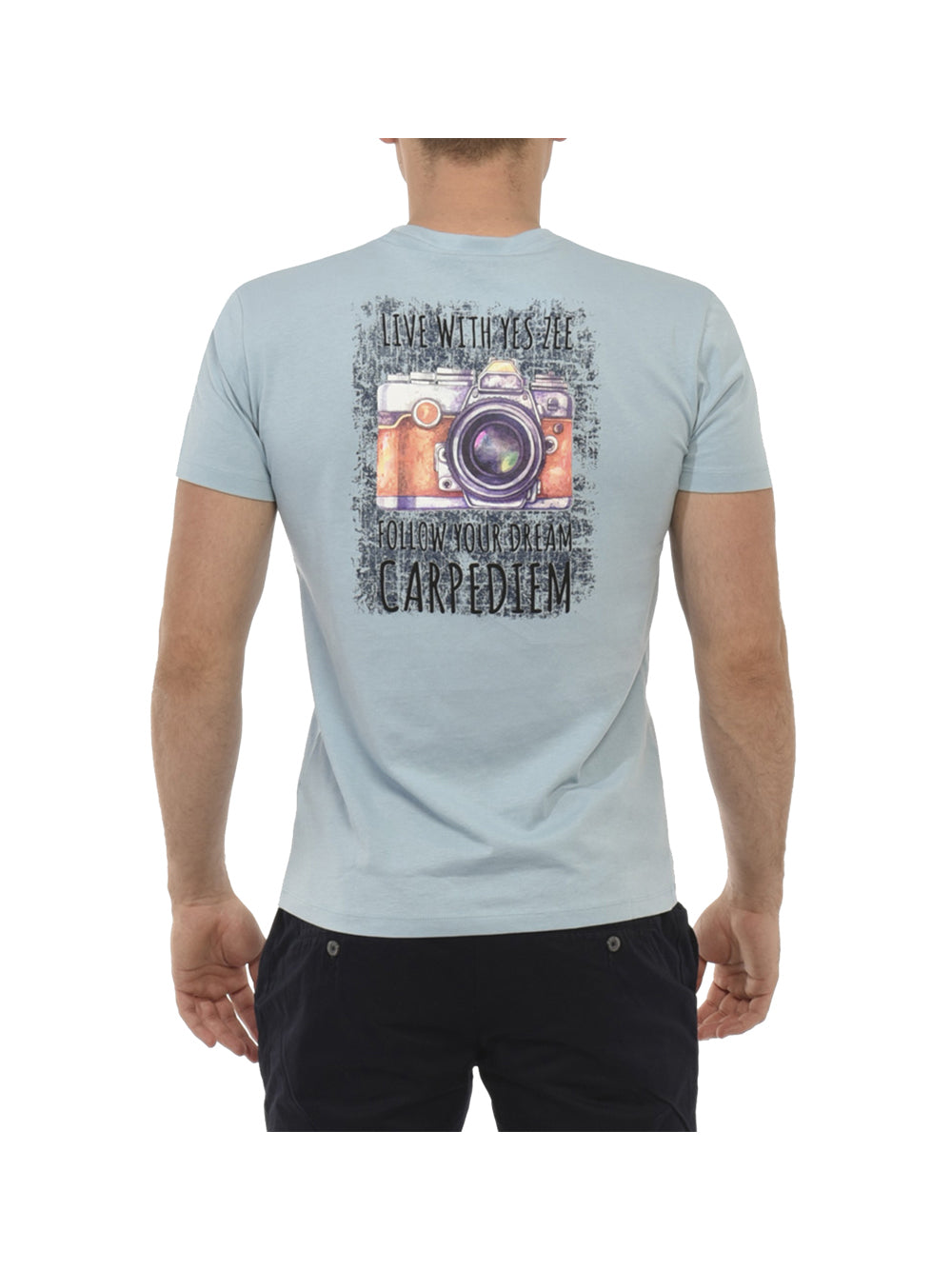 YES ZEE STC T-Shirt Uomo - Blu