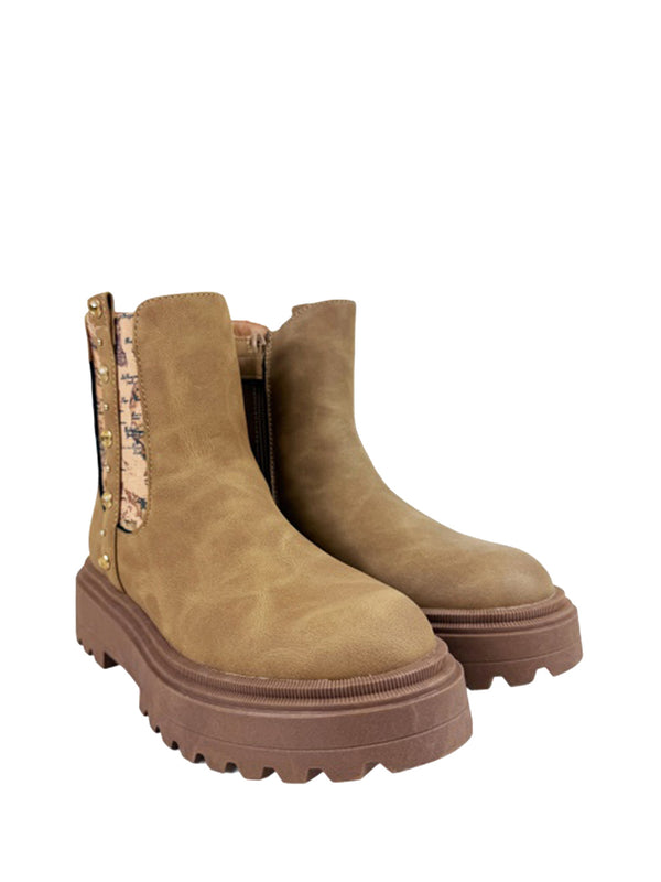 2 PRIMA CLASSE Tronchetto Donna - Beige
