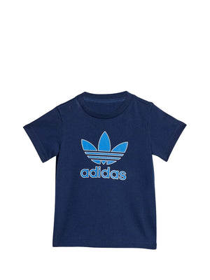 ADIDAS T-Shirt Trefoil Tee Nindig Bambino - Blu