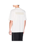 ARMANI EXCHANGE T-shirt Regulat Fiit Con Stampa Sulla Schiena - Bianco