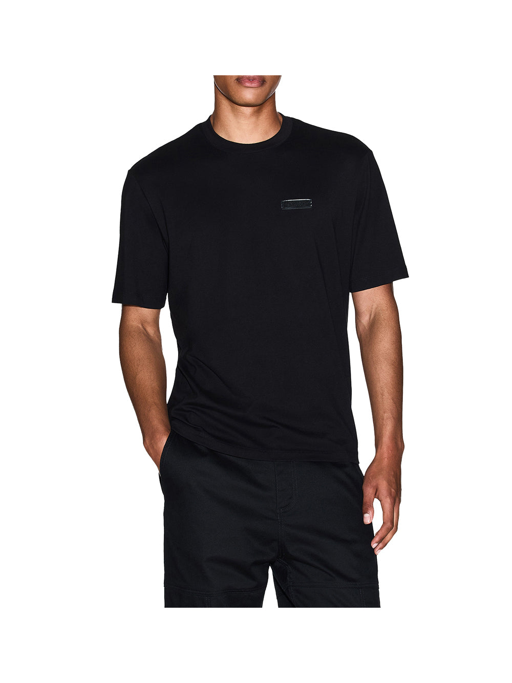 Armani Exchange T-shirt Vestibilità Regolare Con Stampa Sul Retro - Nero