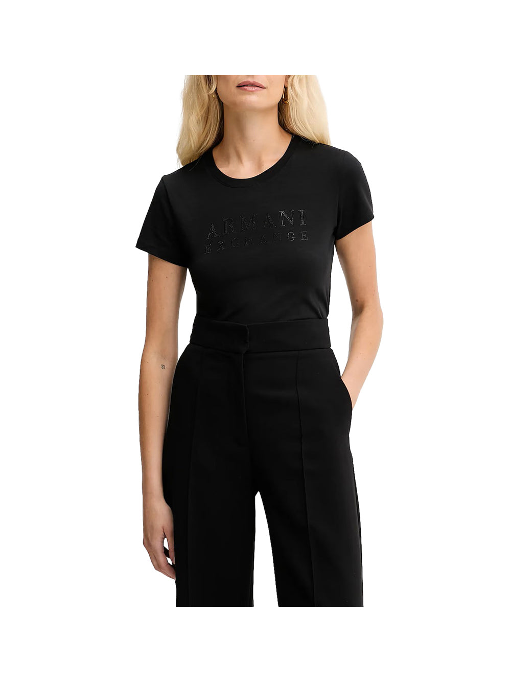 Armani Exchange T-Shirt Donna - Nero