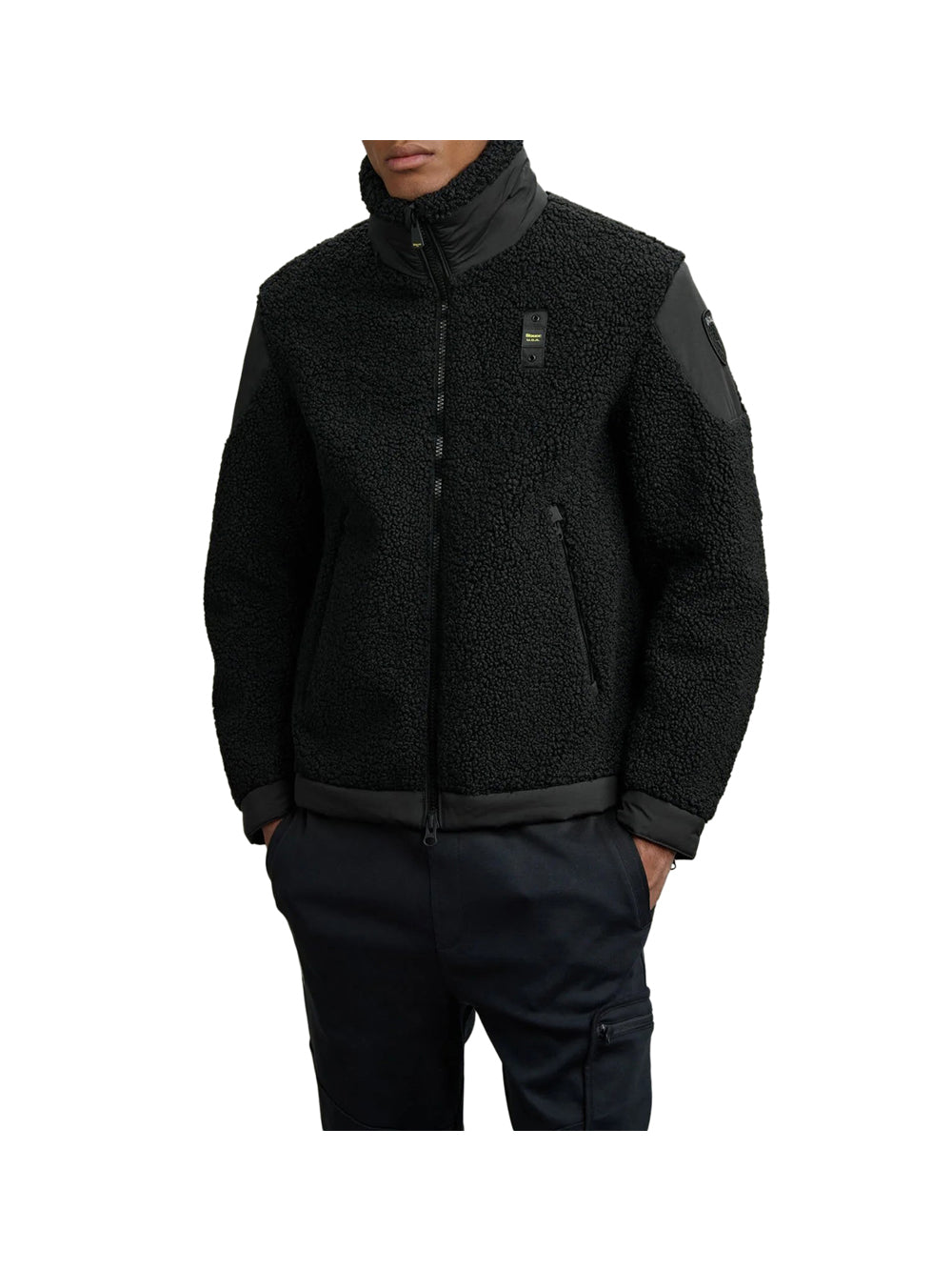 Blauer Piumino Blauer In Pelliccia Eco Hazelwood Nero