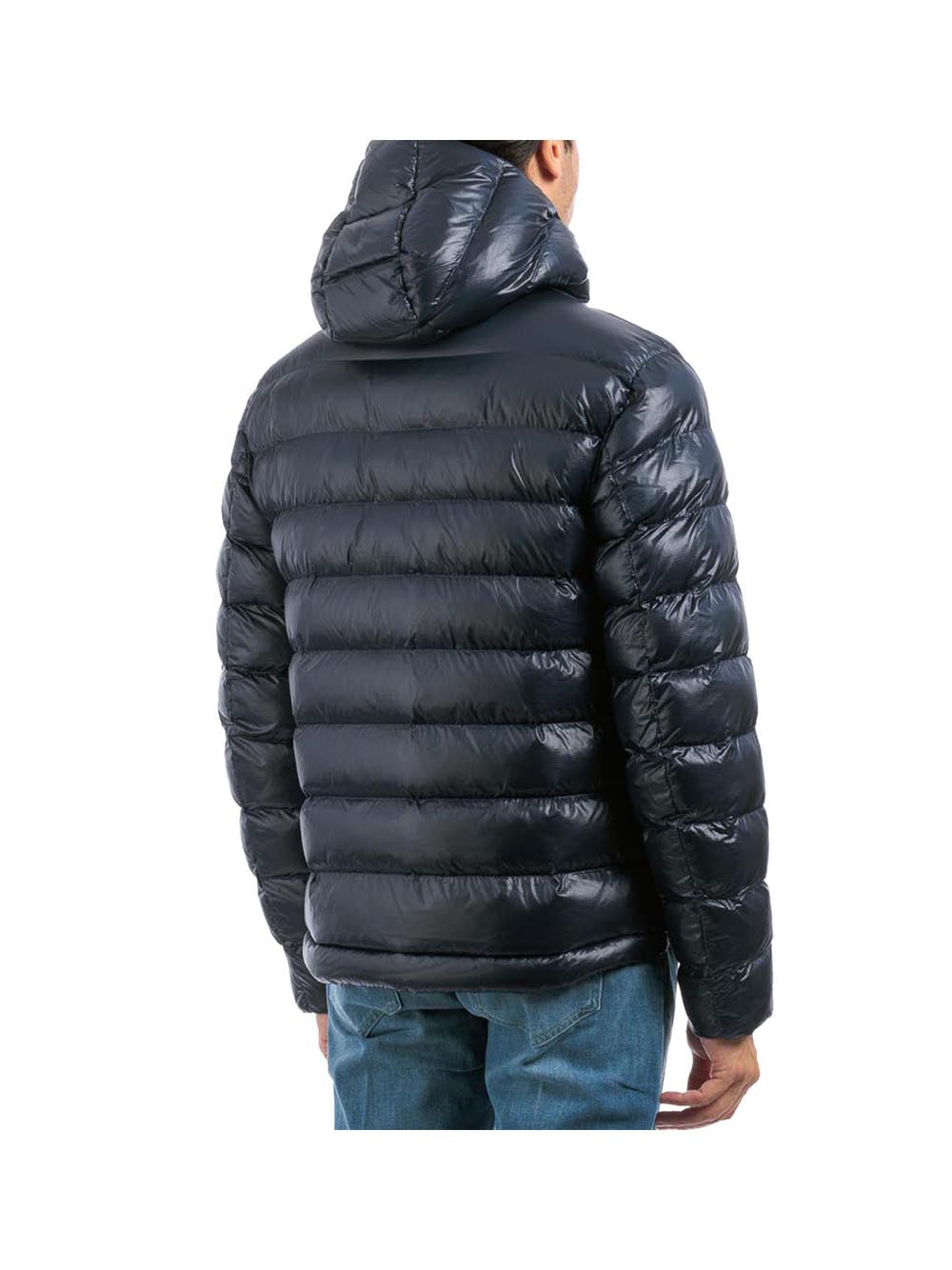 Blauer Giubbotto Uomo Blauer In Nylon Eco Adams Blu Tabacco