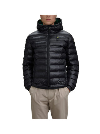 Blauer Giubbotto Blauer Termosaldato Con Cappuccio Charles Nero Verde