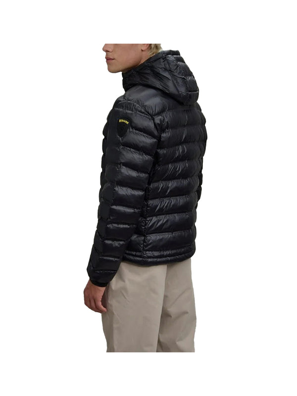 Blauer Giubbotto Blauer Termosaldato Con Cappuccio Charles Nero Verde